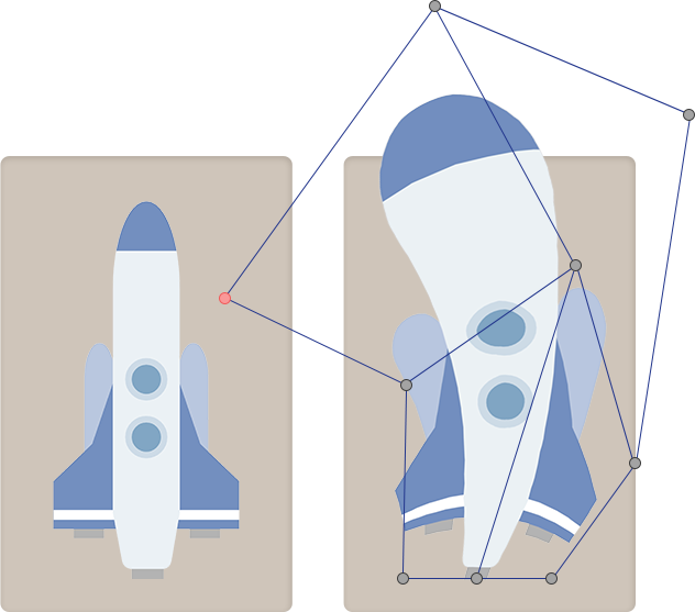 2D logo animation - deform